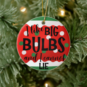 Big Bulbs Maßgeschneiderter Weihnachtsbaum für son Keramik Ornament