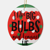 Big Bulbs Maßgeschneiderter Weihnachtsbaum für son Keramik Ornament (Links)