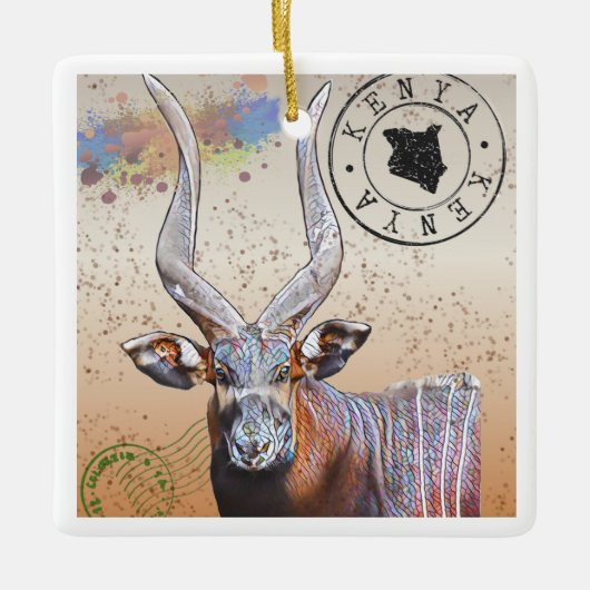 Big Bull Bongo Keramikornament (Vorderseite)