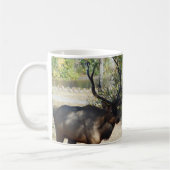 Big Bull Elk Jagdmancave Design Coffee Tasse Cup (Links)