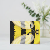 Big Bumble Bee Postcard Postkarte (Stehend Vorderseite)