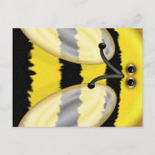 Big Bumble Bee Postcard Postkarte (Vorderseite)