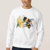 Big Bumble Biene sammelt Pollen Sweatshirt (Vorderseite)