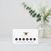 Big Bumble Honey Products Apiary Beekeeper Treuekarte (Stehend Vorderseite)