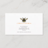 Big Bumble Honey Products Apiary Beekeeper Treuekarte (Rückseite)