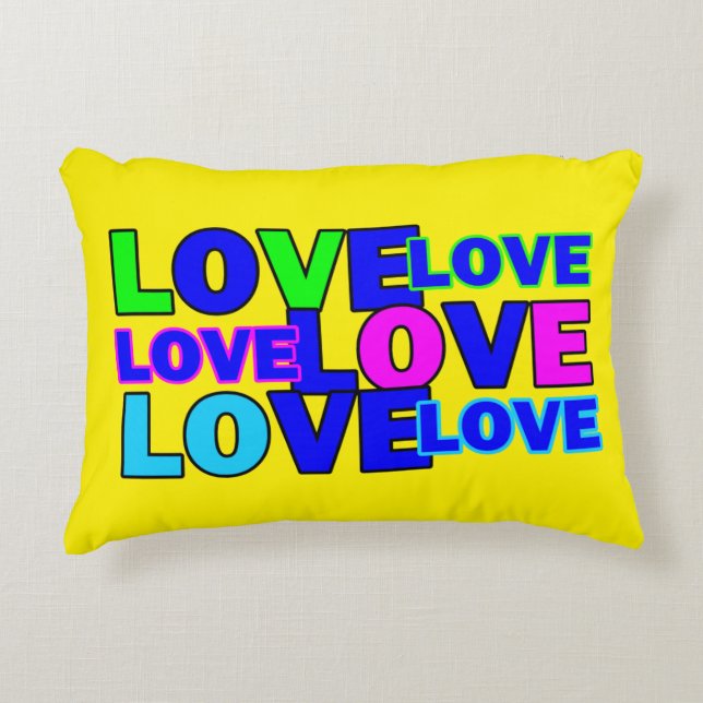 Big Bunch O' Bliss Akzent Kissen (Vorderseite)