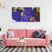 Big Bunch saftiger Lila Trauben Leinwanddruck (Insitu (Wohnzimmer))