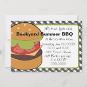 Big Burger Einladung (Vorderseite)