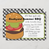 Big Burger Einladung (Vorne/Hinten)