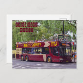 Big Bus Sydney Postkarte (Vorne/Hinten)