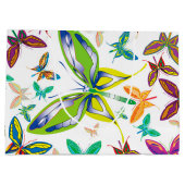 Big Butterfly-Träume Große Geschenktüte (Rückseite)