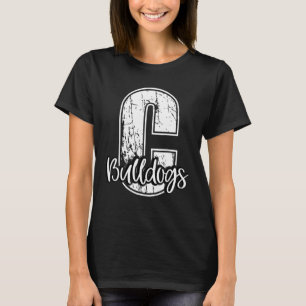 Big C Bulldogs School Sportfan Team Spirit Masco T-Shirt