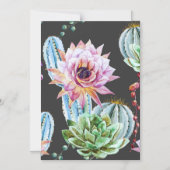 Big Cactus Pattern Magneteinladung (Vorderseite)
