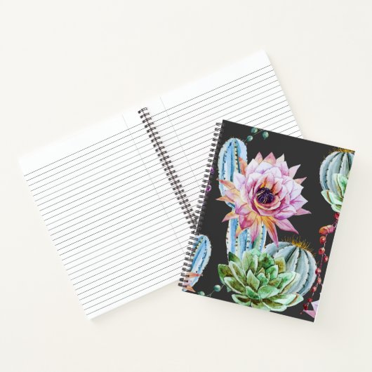 Big Cactus Pattern Notizblock (Innenseite)