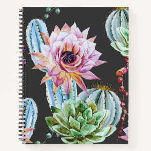Big Cactus Pattern Notizblock