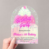  big cake design birthday party acryleinladungen (Insitu (Handheld))
