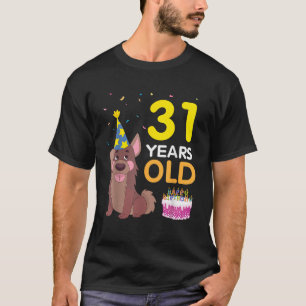 Big Cake Niedlich Dog Wear Geburtstagshut Feuerwer T-Shirt
