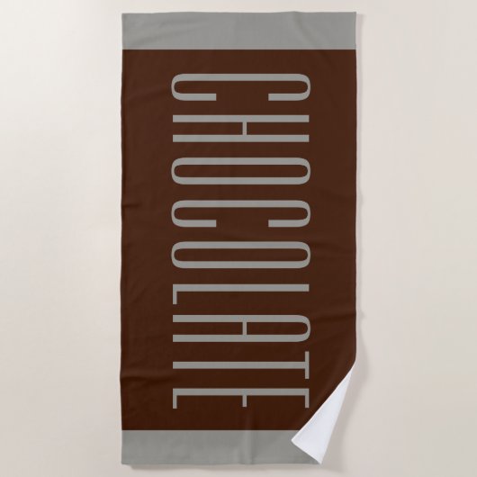 Big Candy Bar Beach Handtuchgeschenk Strandtuch (Vorderseite)