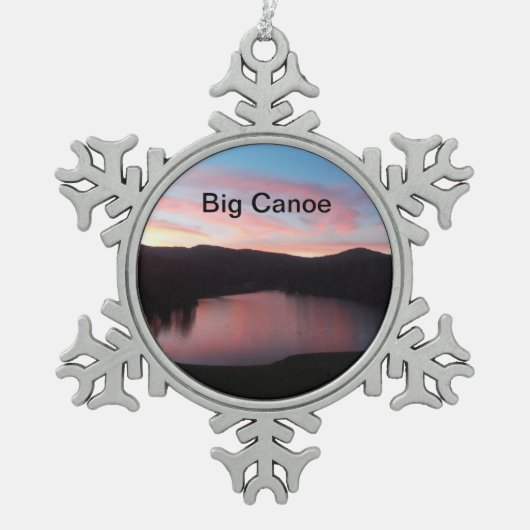 Big Canoe Christmas Ornament (Vorderseite)