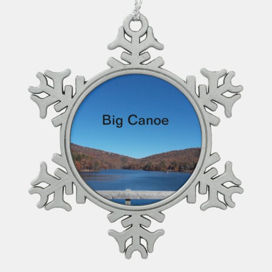 Big Canoe Christmas Tree Ornament (Vorderseite)