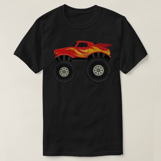Big Car liebt Phantastische Monster Truckschlamm z T-Shirt (Design vorne)