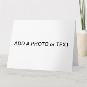 Big Card (28 cm) Foto oder Text - Erstellen Sie Ih Karte