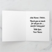 Big Card Vielen Dank Dankeskarte (Innenseite)