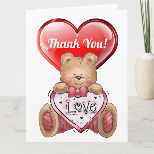 Big Card Vielen Dank Dankeskarte (Vorderseite)