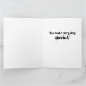 Big Card Vielen Dank Dankeskarte (Innenseite)