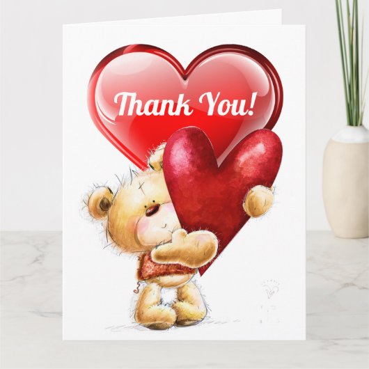 Big Card Vielen Dank Dankeskarte (Vorderseite)