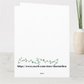 Big Card Weihnachts-Spaß Dankeskarte (Rückseite)