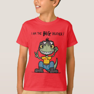 BIG Cartoon Happy Green Dinosaur T-Shirt