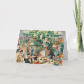 Big Cartoon Weihnachtsbaum für Kinder Karte (Vorderseite)