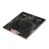 Big Cat Black Panther Fliese (Seite)