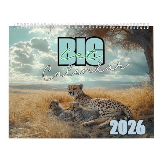 Big Cat Calendar 2025 Kalender (Titelbild)