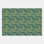 Big Cat Jungle Wrapping Paper Sheets Geschenkpapier Set (Vorderseite 3)