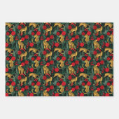 Big Cat Jungle Wrapping Paper Sheets Geschenkpapier Set (Vorderseite 2)