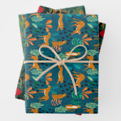Big Cat Jungle Wrapping Paper Sheets Geschenkpapier Set (Beispiel)