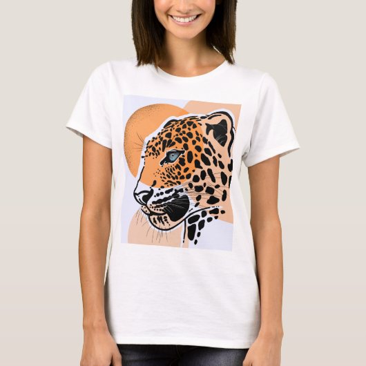Big Cat Lässiges Shirt für Wild Spirits (Vorderseite)