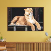 Big Cat Leinwanddruck (Insitu (Wohnzimmer))