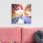 Big Cat Leinwanddruck (Insitu (Wohnzimmer))