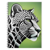 Big Cat Leopard Jaguar Notizblock (Vorderseite)