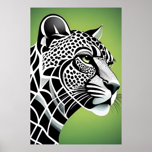 Big Cat Leopard Jaguar Poster (Vorne)