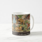 Big Cat Lions Tiger, Leoparden, Tiere drucken Kaffeetasse (VorderseiteRechts)