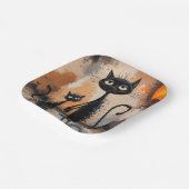 Big Cat Little Cat Halloween Pappteller (Gewinkelt)