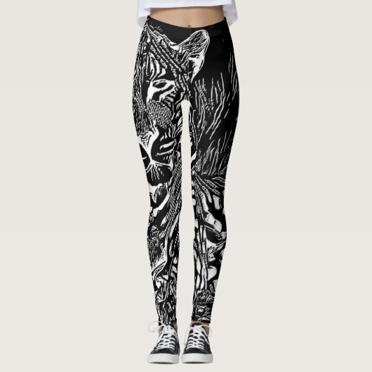 Big Cat Modelle: Leopard Laze 01-02 Leggings (Vorderseite)
