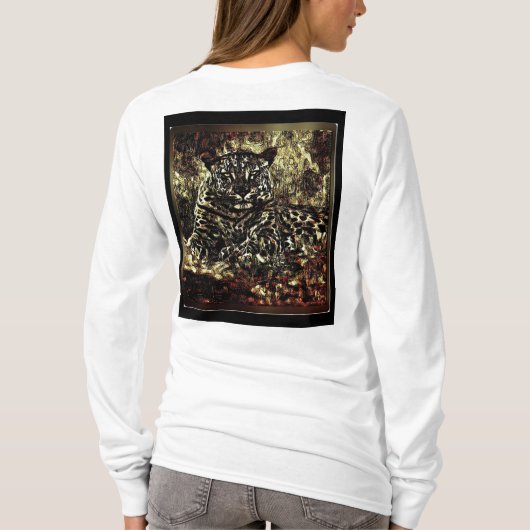 Big Cat Modelle: Leopard Laze 01-03 T-Shirt (Rückseite)