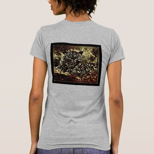 Big Cat Modelle: Leopard Laze 01-03 T-Shirt (Rückseite)