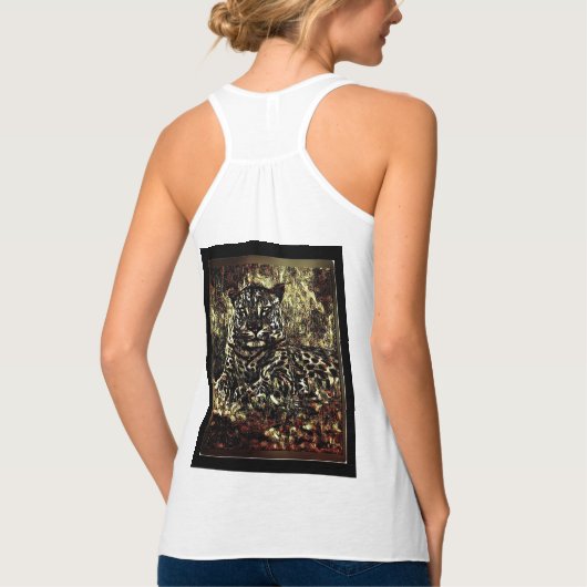 Big Cat Modelle: Leopard Laze 01-03 Tank Top (Rückseite)