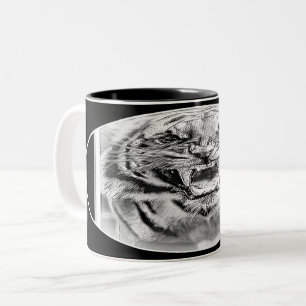 Big Cat Modelle: Mad Tigers 01-04 Zweifarbige Tasse
